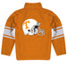 Tennessee Stripes Orange Long Sleeve Quarter Zip Sweatshirt - Vive La Fête - Online Apparel Store