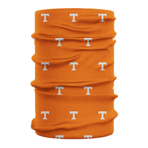 Tennessee Vols Vive La Fete All Over Logo Game Day Collegiate Face Cover Soft 4-Way Stretch Two Ply Neck Gaiter - Vive La Fête - Online Apparel Store