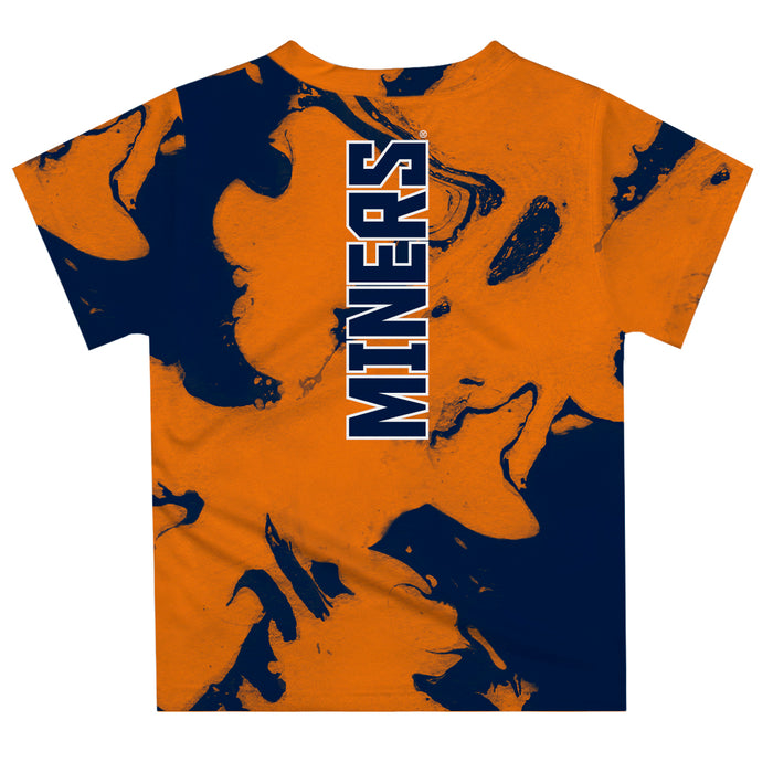 Texas at El Paso Miners Vive La Fete Marble Boys Game Day Orange Short Sleeve Tee - Vive La Fête - Online Apparel Store