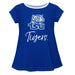 Tennessee State Tigers Vive La Fete Girls Game Day Short Sleeve Blue Top with School Mascot and Name - Vive La Fête - Online Apparel Store