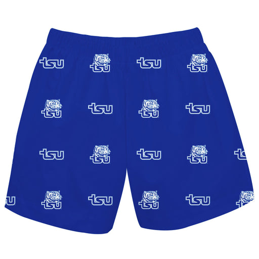 Tennessee State Tigers Short Blue All Over Logo - Vive La Fête - Online Apparel Store