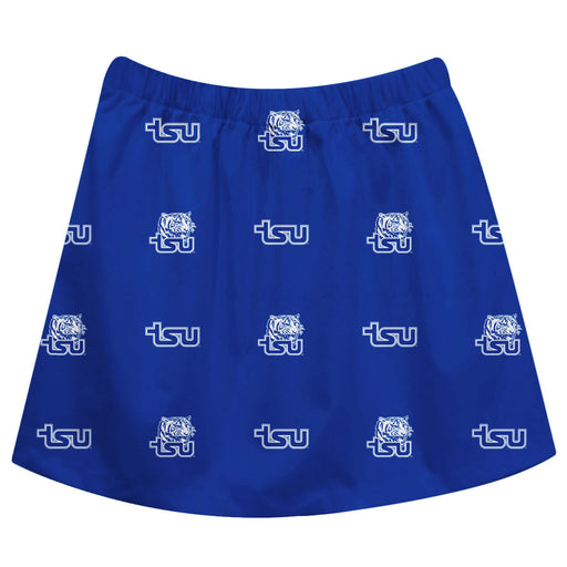 Tennessee State Tigers Skirt Blue All Over Logo - Vive La Fête - Online Apparel Store