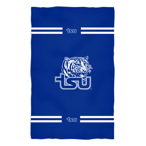 Tennessee State Tigers Vive La Fete Game Day Absorvent Premium Blue Beach Bath Towel 51 x 32" Logo and Stripes" - Vive La Fête - Online Apparel Store