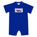Tennessee State Tigers Smocked Royal Knit Short Sleeve Boys Romper