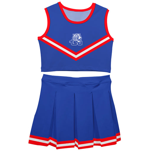 Tennessee State Tigers Vive La Fete Game Day Blue Sleeveless Cheerleader Set