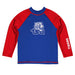 Tennessee State Tigers Vive La Fete Blue Red Long Sleeve Raglan Rashguard