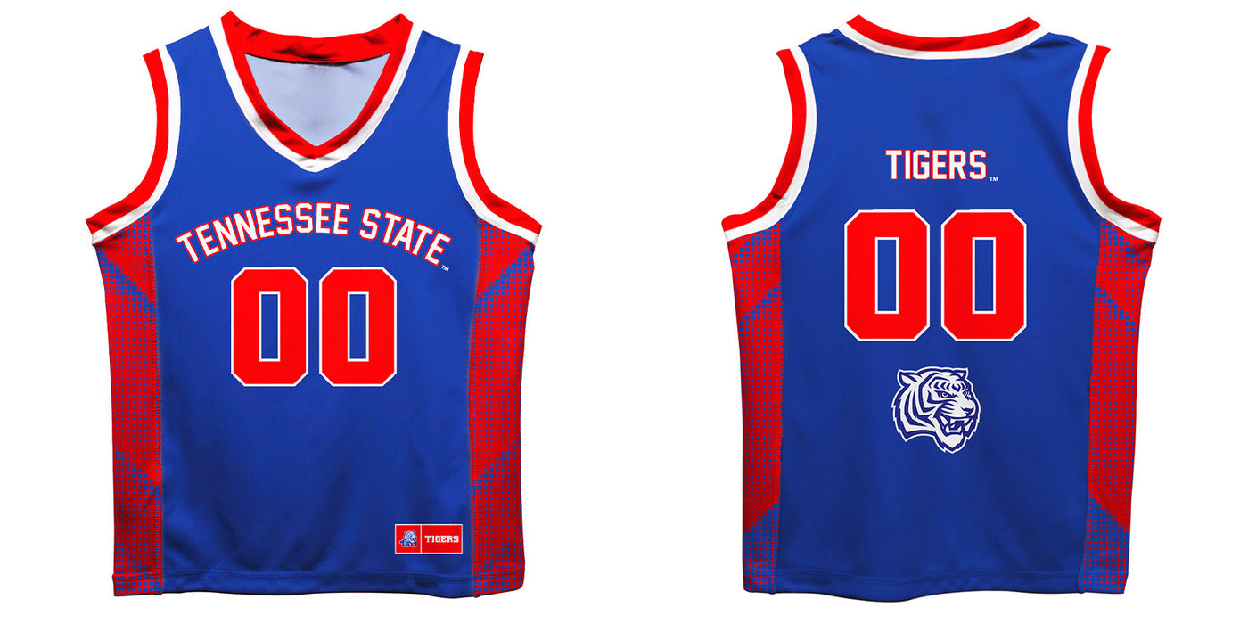 Tennessee State Tigers Vive La Fete Game Day Reflex Blue Boys Fashion Basketball Top - Vive La Fête - Online Apparel Store