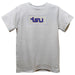 Tennessee State Tigers Smocked White Knit Short Sleeve Boys Tee Shirt