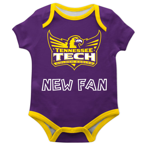 Tennessee Tech Golden Eagles Vive La Fete Infant Game Day Purple Short Sleeve Onesie New Fan Logo and Mascot Bodysuit - Vive La Fête - Online Apparel Store