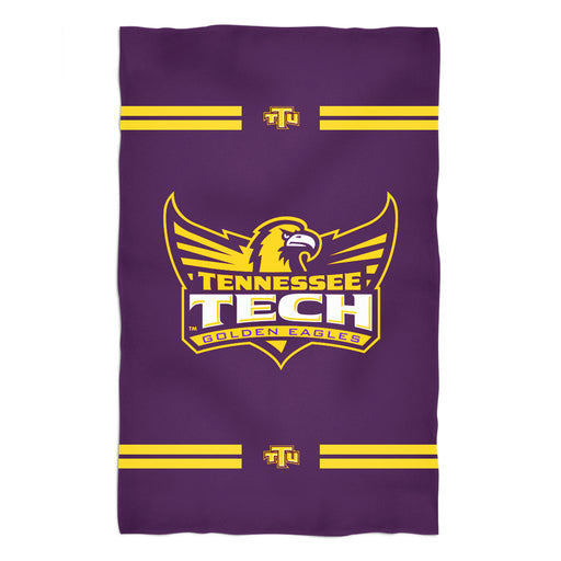 Tennessee Tech Golden Eagles Vive La Fete Game Day Absorvent Premium Purple Beach Bath Towel 51 x 32" Logo and Stripes" - Vive La Fête - Online Apparel Store