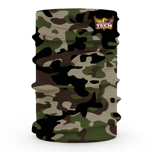 Tennessee Tech Golden Eagles TTU Vive La Fete Camo Collegiate Face Cover Soft Camouflage Four Way Stretch Neck Gaiter - Vive La Fête - Online Apparel Store