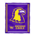 Tennessee Tech Golden Eagles TTU Vive La Fete Kids Game Day Purple Plush Soft Minky Blanket 36 x 48 Mascot