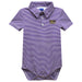 Tennessee Tech Golden Eagles TTU Embroidered Purple Stripes Stripe Knit Polo Onesie