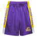 Tennessee Tech Golden Eagles TTU Vive La Fete Game Day Purple Stripes Boys Solid Gold Athletic Mesh Short