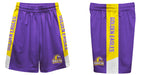 Tennessee Tech Golden Eagles TTU Vive La Fete Game Day Purple Stripes Boys Solid Gold Athletic Mesh Short - Vive La Fête - Online Apparel Store