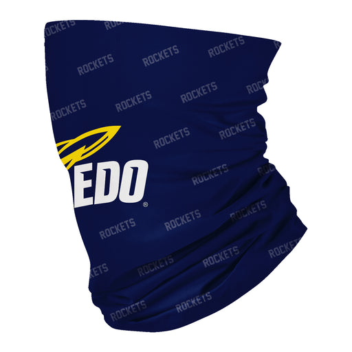 University of Toledo Rockets Vive La Fete All Over Logo Game Day  Collegiate Face Cover Soft 4-Way Stretch Neck Gaiter - Vive La Fête - Online Apparel Store