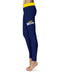 University of Toledo Rockets Vive La Fete Game Day Collegiate Logo on Thigh Navy Women Yoga Leggings 2.5 Waist Tights" - Vive La Fête - Online Apparel Store