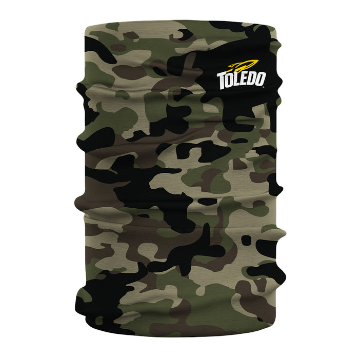 University of Toledo Rockets Vive La Fete Camo Collegiate Face Cover Soft Camouflage Four Way Stretch Neck Gaiter - Vive La Fête - Online Apparel Store