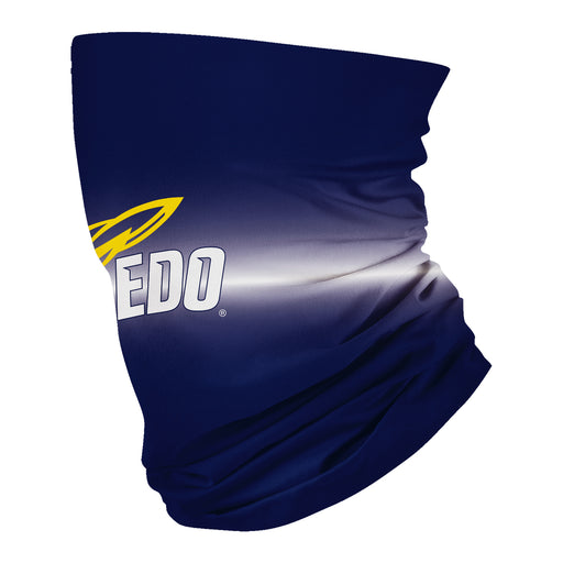 University of Toledo Rockets Vive La Fete Degrade Logo Game Day Collegiate Face Cover Soft 4-Way Stretch Neck Gaiter - Vive La Fête - Online Apparel Store