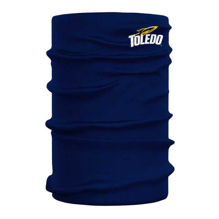 University of Toledo RocketsVive La Fete Navy Game Day Collegiate Logo Face Cover Soft  Four Way Stretch Neck Gaiter - Vive La Fête - Online Apparel Store