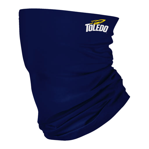 University of Toledo RocketsVive La Fete Navy Game Day Collegiate Logo Face Cover Soft  Four Way Stretch Neck Gaiter - Vive La Fête - Online Apparel Store