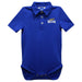 University of Toledo Rockets Embroidered Royal Solid Knit Polo Onesie