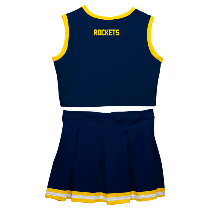 University of Toledo Rockets Vive La Fete Game Day Blue Sleeveless Cheerleader Set - Vive La Fête - Online Apparel Store