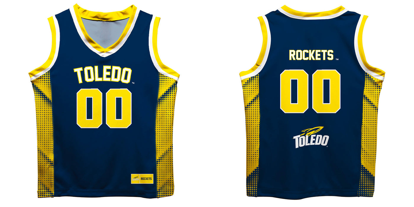 University of Toledo Rockets Vive La Fete Game Day Blue Boys Fashion Basketball Top - Vive La Fête - Online Apparel Store