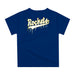 Toledo Rockets Original Dripping Baseball Helmet Gold T-Shirt by Vive La Fete - Vive La Fête - Online Apparel Store