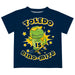 University of Toledo Rockets Vive La Fete Dino-Mite Boys Game Day Blue Short Sleeve Tee