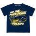 University of Toledo Rockets Vive La Fete Fast Track Boys Game Day Blue Short Sleeve Tee