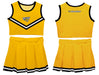 Towson University Tigers TU Vive La Fete Game Day Gold Sleeveless Cheerleader Set - Vive La Fête - Online Apparel Store