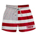 Troy Trojans Vive La Fete Game Day Maroon White Gray Flag Swimtrunks V1