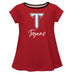 Troy Trojans Red Short Sleeve Laurie Top - Vive La Fête - Online Apparel Store