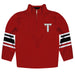Troy Trojans Red Long Sleeve Quarter Zip Pull Over - Vive La Fête - Online Apparel Store