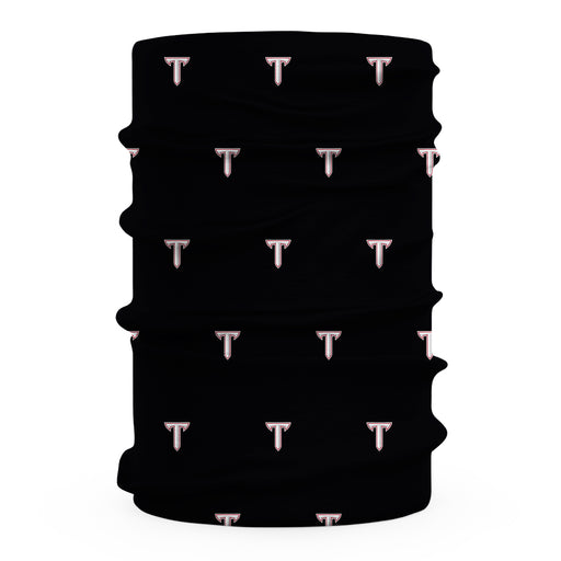 Troy Trojans Vive La Fete All Over Logo Game Day  Collegiate Face Cover Soft 4-Way Stretch Two Ply Neck Gaiter - Vive La Fête - Online Apparel Store