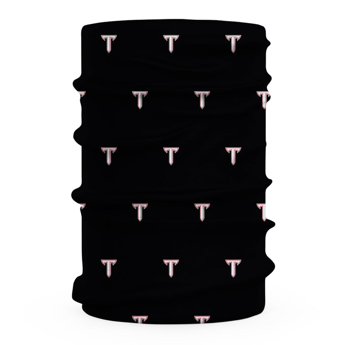 Troy Trojans Vive La Fete All Over Logo Game Day  Collegiate Face Cover Soft 4-Way Stretch Two Ply Neck Gaiter - Vive La Fête - Online Apparel Store