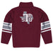 Texas Southern Universtiy Tigers Vive La Fete Game Day Maroon Quarter Zip Pullover Stripes on Sleeves - Vive La Fête - Online Apparel Store