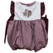 Texas Southern University Tigers Embroidered Maroon Gingham Girls Bubble