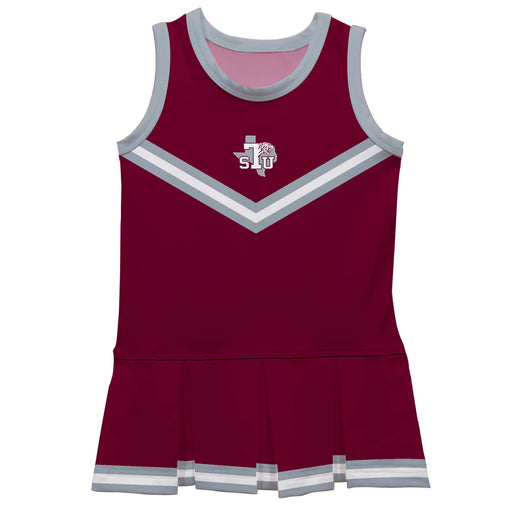 Texas Southern Tigers Vive La Fete Game Day Maroon Sleeveless Cheerleader Dress