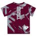 Texas Southern University Tigers Vive La Fete Boys Game Day Maroon Short Sleeve Tee Paint Brush - Vive La Fête - Online Apparel Store