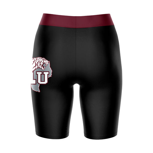 Texas Southern Tigers Vive La Fete Game Day Logo on Thigh and Waistband Black and Maroon Women Bike Short 9 Inseam - Vive La Fête - Online Apparel Store