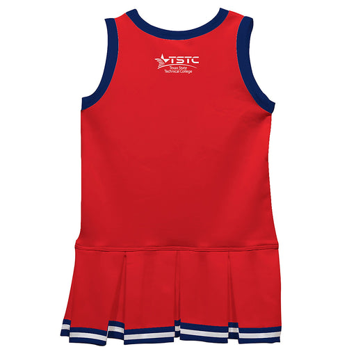 Texas State Technical College Vive La Fete Game Day Red Sleeveless Youth Cheerleader Dress - Vive La Fête - Online Apparel Store