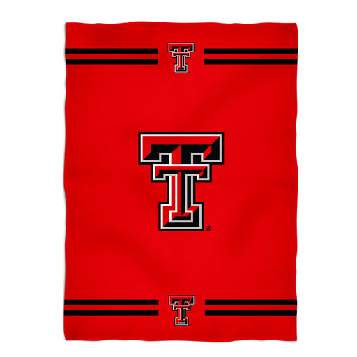 Texas Tech Stripes Red Fleece Blanket - Vive La Fête - Online Apparel Store