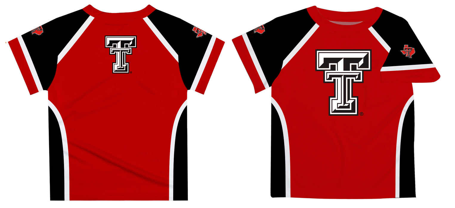 Texas Tech Red and  Black Boys Tee Shirt Short Sleeve - Vive La Fête - Online Apparel Store
