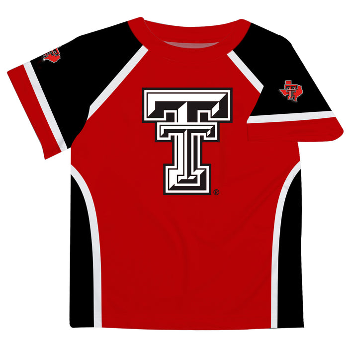 Texas Tech Red and  Black Boys Tee Shirt Short Sleeve - Vive La Fête - Online Apparel Store
