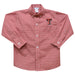 Texas Tech Embroidered Red Gingham Long Sleeve Button Down Shirt - Vive La Fête - Online Apparel Store