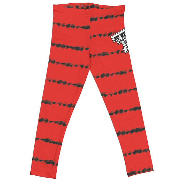 Texas Tech Tie Dye Red Leggings - Vive La Fête - Online Apparel Store