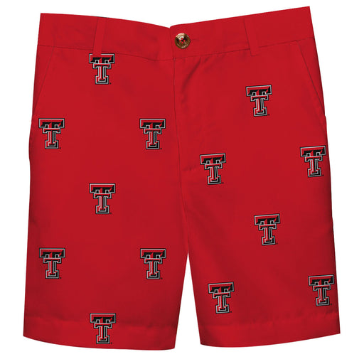 Texas Tech Raiders All Over Red Print Strutured Short - Vive La Fête - Online Apparel Store