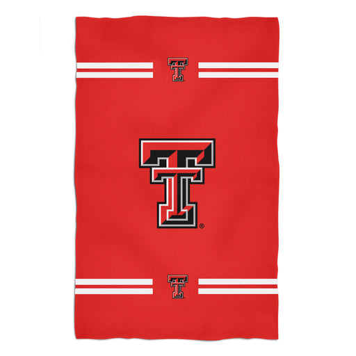Texas Tech Red Raiders Vive La Fete Game Day Absorvent Premium Red Beach Bath Towel 51 x 32" Logo and Stripes" - Vive La Fête - Online Apparel Store